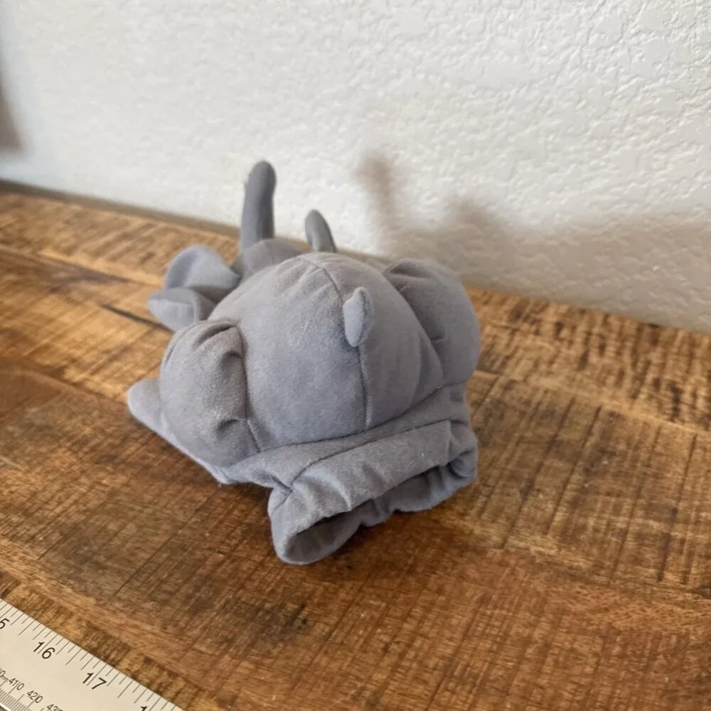 Hand Puppet Elephant Plush Creations 1995 Safari Animals Pretend Play Sounds